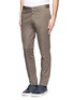 Front View - Click To Enlarge - LANVIN - Slim cut cotton chinos