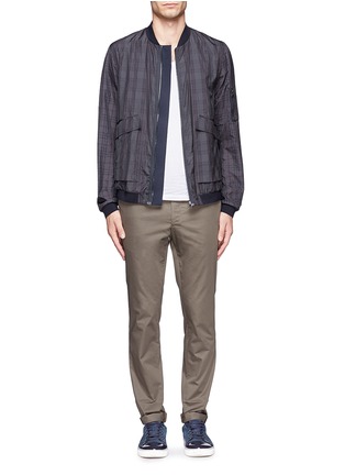 Figure View - Click To Enlarge - LANVIN - Slim cut cotton chinos
