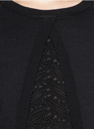 Detail View - Click To Enlarge - VALENTINO GARAVANI - Lace pullover