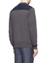Back View - Click To Enlarge - LANVIN - Contrast yoke cotton cardigan