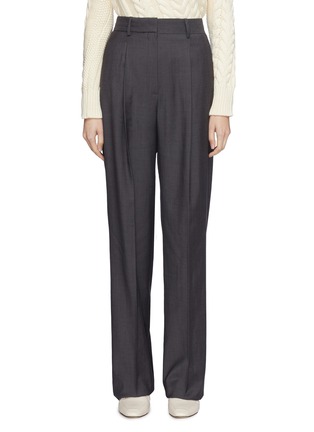 Main View - Click To Enlarge - THEORY - Pleated wool pants