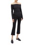 Figure View - Click To Enlarge - THEORY - 'Kick' cropped flared suiting pants
