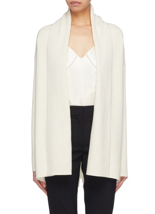 Main View - Click To Enlarge - THEORY - Cashmere rib knit open cardigan