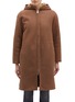 Main View - Click To Enlarge - THEORY - Reversible hooded lambskin shearling coat