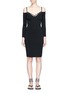 Main View - Click To Enlarge - T BY ALEXANDER WANG - Cold shoulder long sleeve dress