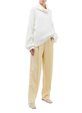 Figure View - Click To Enlarge - THEORY - Pleated wide leg pants