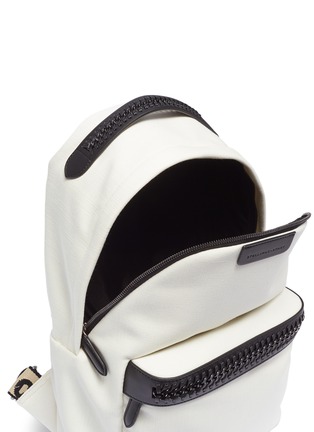 Detail View - Click To Enlarge - STELLA MCCARTNEY - Logo strap backpack