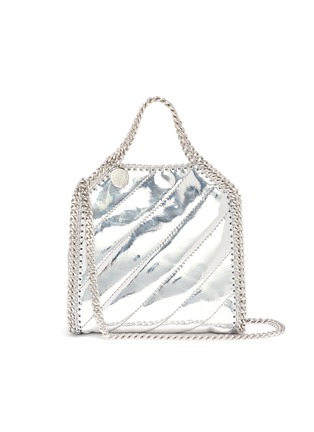 Main View - Click To Enlarge - STELLA MCCARTNEY - 'Falabella' mini quilted mirror tote