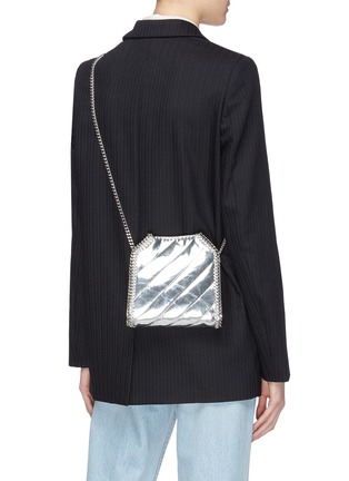 Figure View - Click To Enlarge - STELLA MCCARTNEY - 'Falabella' mini quilted mirror tote