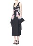 Figure View - Click To Enlarge - STELLA MCCARTNEY - 'Olwen' surf print structured jersey dress