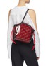 Figure View - Click To Enlarge - STELLA MCCARTNEY - 'Falabella' small clear monogram drawstring tote