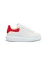 Main View - Click To Enlarge - ALEXANDER MCQUEEN - 'Oversized Sneaker' in leather with suede collar
