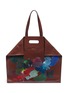 Main View - Click To Enlarge - ALEXANDER MCQUEEN - 'De Manta' paint palette leather shopping tote bag