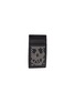 Figure View - Click To Enlarge - ALEXANDER MCQUEEN - Stud skull leather card holder