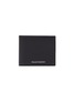 Main View - Click To Enlarge - ALEXANDER MCQUEEN - Logo print leather clip bifold wallet