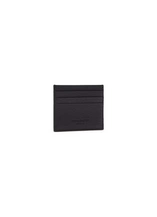 Figure View - Click To Enlarge - ALEXANDER MCQUEEN - Logo print leather card holder