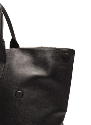  - ALEXANDER MCQUEEN - 'East West De Manta' suede panel leather weekend bag