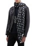 Figure View - Click To Enlarge - ALEXANDER MCQUEEN - All Over Skull wool-silk scarf
