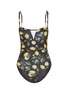 Main View - Click To Enlarge - BETH RICHARDS - 'Gisele' lemon print one-piece swimsuit