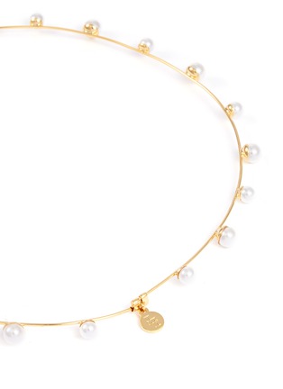 Detail View - Click To Enlarge - LELET NY - Swarovski pearl headband