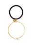 Figure View - Click To Enlarge - LELET NY - Swarovski pearl hoop hair tie