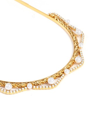 Detail View - Click To Enlarge - LELET NY - 'Aria' Swarovski pearl headband