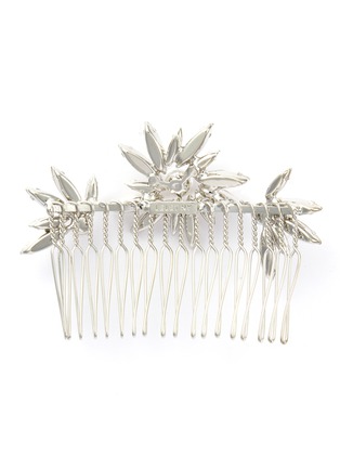 Figure View - Click To Enlarge - LELET NY - 'Delilah' Swarovski crystal pearl floral hair comb