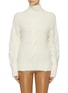 Main View - Click To Enlarge - THEORY - Bouclé knit oversized turtleneck sweater