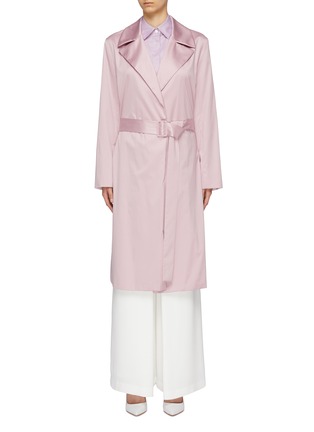 Main View - Click To Enlarge - THEORY - Belted cotton chintz trench coat