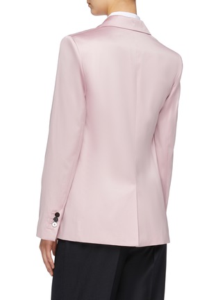 Back View - Click To Enlarge - THEORY - 'Classic' notched lapel cotton chintz blazer
