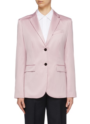 Main View - Click To Enlarge - THEORY - 'Classic' notched lapel cotton chintz blazer