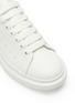 Detail View - Click To Enlarge - ALEXANDER MCQUEEN - 'Oversized Sneaker' in leather with stud collar