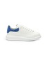 Main View - Click To Enlarge - ALEXANDER MCQUEEN - 'Oversized Sneaker' in leather with suede collar