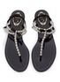 Detail View - Click To Enlarge - RENÉ CAOVILLA - 'Eliza' embellished thong sandals