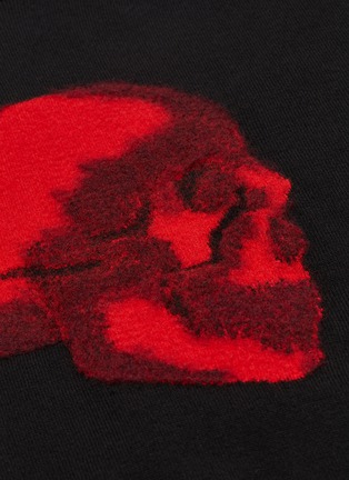  - ALEXANDER MCQUEEN - Textured skull intarsia sweater
