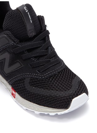 Detail View - Click To Enlarge - NEW BALANCE - '574 Sport' patchwork mesh toddler sneakers