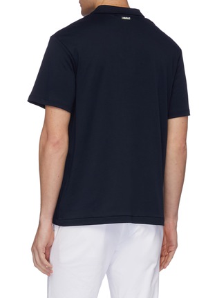 Back View - Click To Enlarge - RUE DE TOKYO - 'Tecca' organic cotton V-neck polo shirt