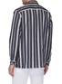 Back View - Click To Enlarge - RUE DE TOKYO - 'Salix' stripe long sleeve twill polo shirt