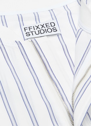 - FFIXXED STUDIOS - Contrast border stripe shirt