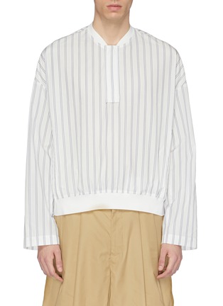 Main View - Click To Enlarge - FFIXXED STUDIOS - Contrast border stripe shirt