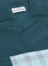  - FFIXXED STUDIOS - Tartan plaid pocket appliqué short sleeve shirt