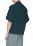 Back View - Click To Enlarge - FFIXXED STUDIOS - Tartan plaid pocket appliqué short sleeve shirt