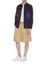 Figure View - Click To Enlarge - FFIXXED STUDIOS - Pleated twill bermuda shorts