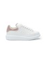Main View - Click To Enlarge - ALEXANDER MCQUEEN - 'Oversized Sneaker' in leather with strass collar