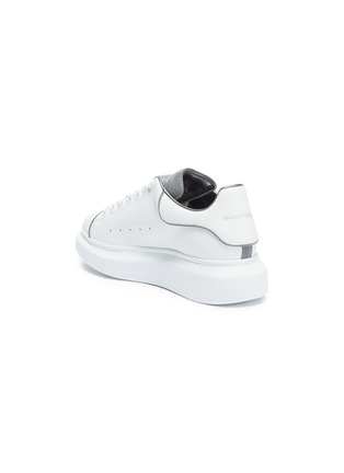  - ALEXANDER MCQUEEN - 'Oversized Sneaker' in leather with contrast piping