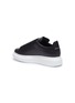  - ALEXANDER MCQUEEN - 'Oversized Sneaker' in leather with perforated floral