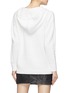 Back View - Click To Enlarge - ALICE & OLIVIA - 'Vernie' fox pompom Stace Face appliqué knit hoodie