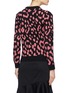 Back View - Click To Enlarge - ALICE & OLIVIA - 'Chia' leopard jacquard wool sweater