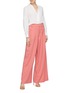 Figure View - Click To Enlarge - ALICE & OLIVIA - 'Scarlet' pleated wide leg pants