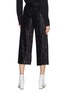 Back View - Click To Enlarge - ALICE & OLIVIA - 'Elba' plissé pleated culottes